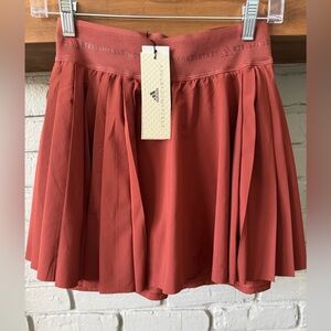 Adidas by Stella McCartney Women's Burnt Orange Pleated Skirt size S